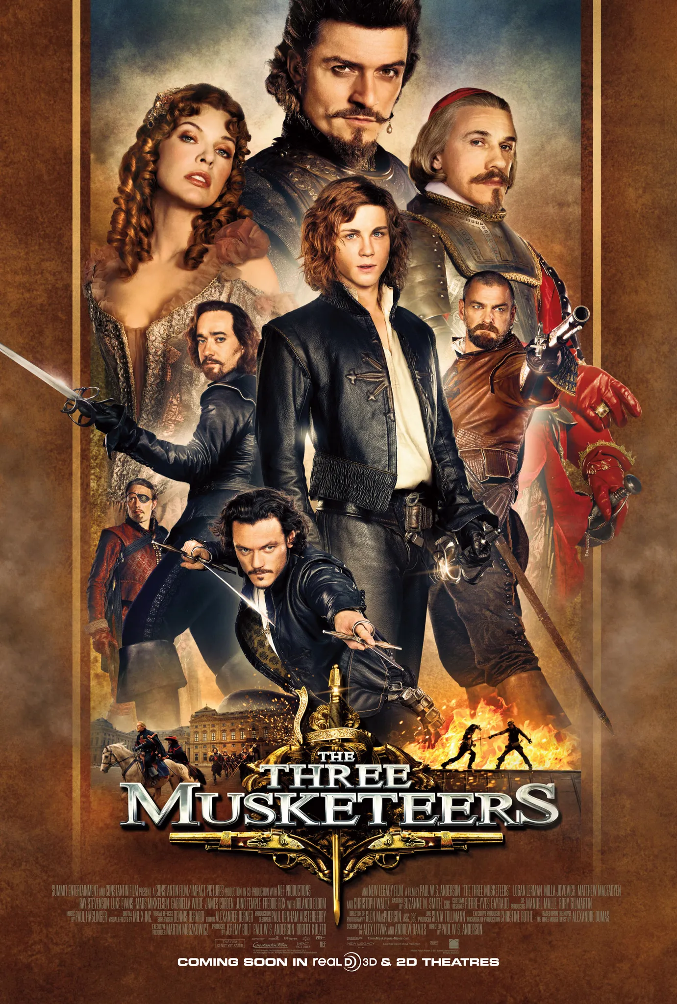  فیلم The Three Musketeers 2011