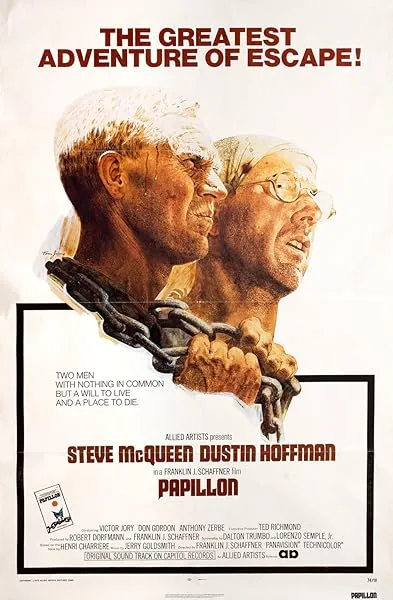  فیلم Papillon 1973