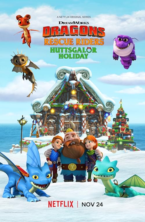 انیمیشن Dragons: Rescue Riders: Huttsgalor Holiday 2020