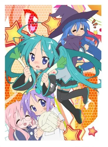 انیمه Lucky☆Star: Original na Visual to Animation