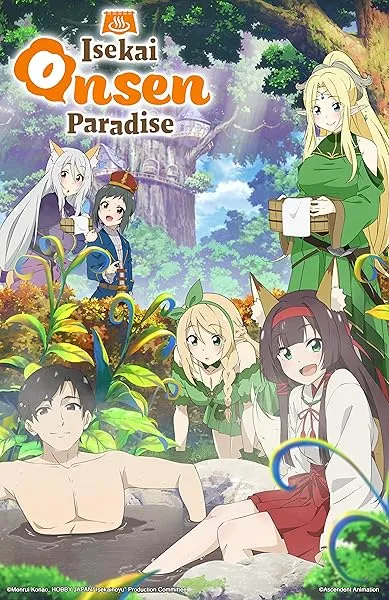 انیمه Meitou "Isekai no Yu" Kaitakuki: Around 40 Onsen Mania no Tensei Saki wa, Nonbiri Onsen Tengoku deshita