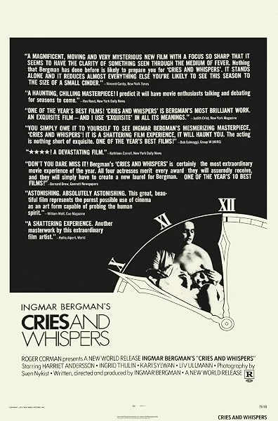  فیلم Cries & Whispers 1972