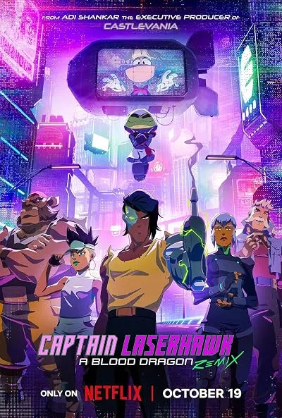  انیمیشن Captain Laserhawk: A Blood Dragon Remix