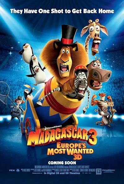 انیمیشن Madagascar 3: Europe’s Most Wanted 2012
