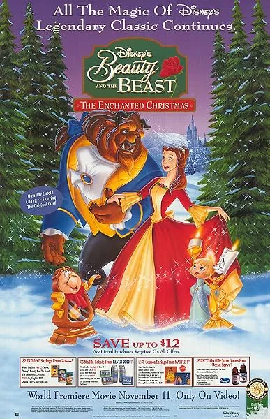  انیمیشن Beauty and the Beast: The Enchanted Christmas 1997
