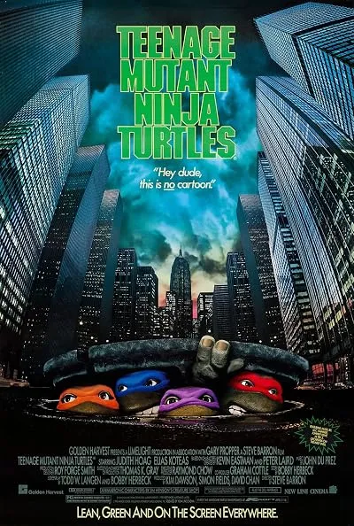  فیلم Teenage Mutant Ninja Turtles 1990