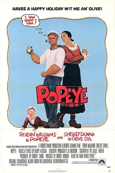  فیلم Popeye 1980