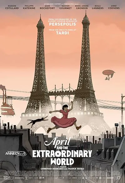  انیمیشن April and the Extraordinary World 2015